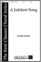 Jubilant Song SATB choral sheet music cover